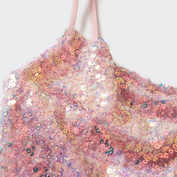 New Mango short sequin dress size 6 - Picture 8 of 8